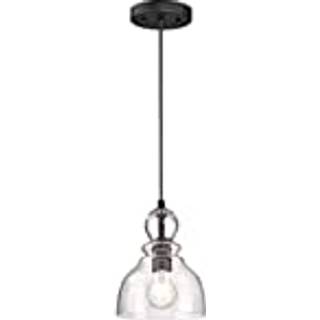 Westinghouse hængelampe Fiona, olieret bronzefarve, Ø 18 cm
