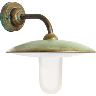 Moretti Luce Udendørs væglampe CASALE, dæmpbar, Bronze/messing, Messing, Herregårds/rustik