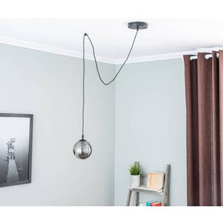 Glas hængelampe Glassy EMIBIG LIGHTING, dæmpbar, Sort, Stue/spisestue, Glas, Moderne, kuglelampe