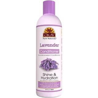 Okay Lavendel Shine & Hydration Conditioner hjælper med at genopfylde næring og hydrathårsulfat silikone paraben gratis til alle hårtyper og teks