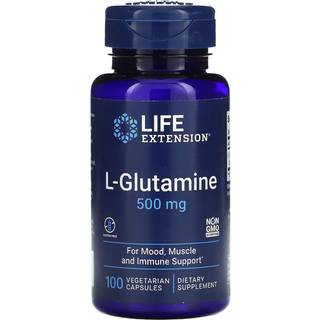 L-Glutamin, 500mg - 100 kapsler