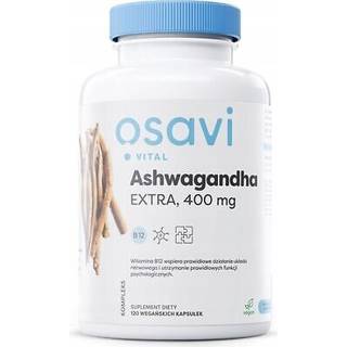 Osavi - Ashwagandha Extra 400 mg med B12, 120 kapsler