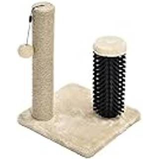 Amazon Basics Cat Scratching Post med b?rste 122 x 122 x 1654 tommer beige