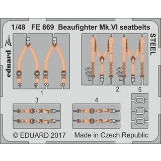 Beaufighter Mk.VI seatbelts STEEL f.Tami