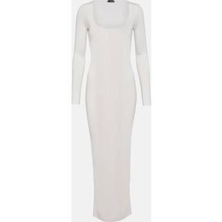 Tom Ford Cashmere and silk maxi dress - white - L