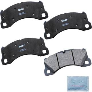 Bendix Priority1 CFM1349A Semi-Metallic Front Brake Pads til Porsche Cayenne 2018-2011 Macan 2018 Panamera 2017-2016