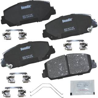 Bendix Priority1 CFC1625 Keramiske frontbremseklodser til Acura ILX 2022-2016 RDX 2018-2013 RLX 2020-2014 Honda Accord 2017-2016 Civic 2020-2017