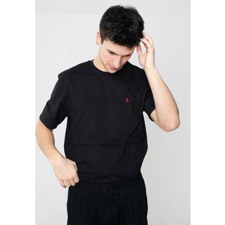 Volcom Stone Blanks Basic S/S T-shirt Herrer størrelse L farve sort