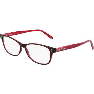 Salvatore Ferragamo SF 2910 612 55 Briller Mænd Krystalklar - Transparent Burgundy - 55mm