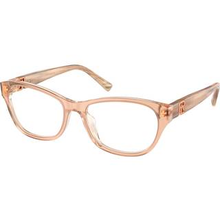 Ralph Lauren Kvinde RL6237U 6110 Optiske stel Acetat Rosa Transparent Rund Normal