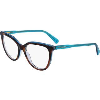 Longchamp LO2717 220 53 Briller Kvinder Tortoiseshell - Tortoise On Transparent Azure - 53mm