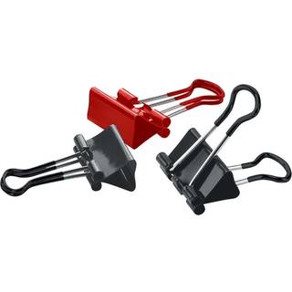 Office Depot Soft-Grip Medium Binder Clips 1 1/4in. 5/8in. Kapacitet forskellige farver (ingen farvevalg) 12 pk OD12SG