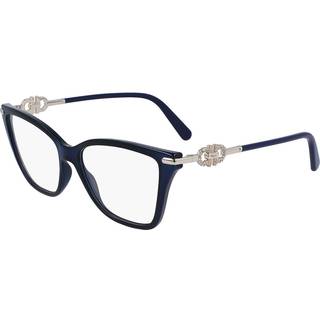 Salvatore Ferragamo SF 2949R 432 54 Briller Kvinder Blue - Transparent Dark Blue - 54mm