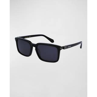 Salvatore Ferragamo SF 1110S 001 56 Solbriller Mænd Black - Black - 56mm