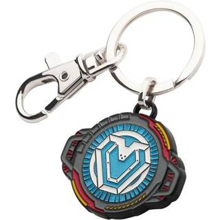 Marvel Black Panther Wakanda Forever Ironheart Badge Keychain