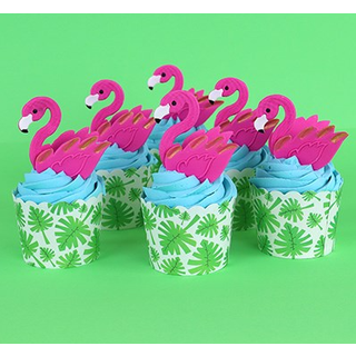 Flamingo Muffinsforme Kit - 6 stk, PME