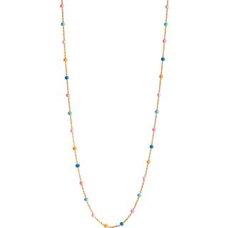 Enamel Lola Lolly Halskæde 18 kt. Forgyldt Sølv N55G-1 - Dame - 925 Sterling Silver