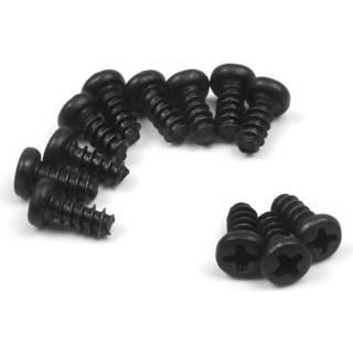 Blackzon - 540154 - Pan Head Self Tapping Screws 6x6mm (12pcs)