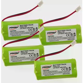 2x Batteri til Trådløs Telefon Siemens gigaset A245, A265, A160