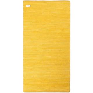 Rug Solid - Bomuldstæppe, Gul - 60x90 cm