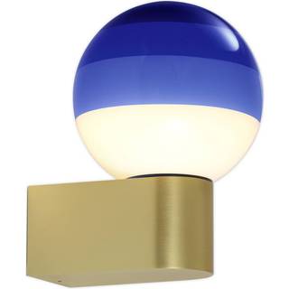 MARSET Dipping Light A1 LED-væglampe, blå/guld