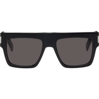 Saint Laurent SL 628 001 55 Solbriller Mænd Black - Black - 55mm