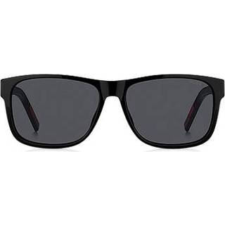 Hugo Boss Mand HG 1260/S 807/IR Solbriller Acetat Sort Grå Firkantet