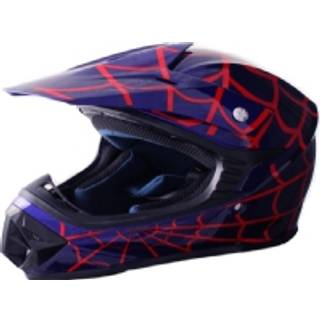 Børne Crosser Hjelm SpiderBlue str. XL