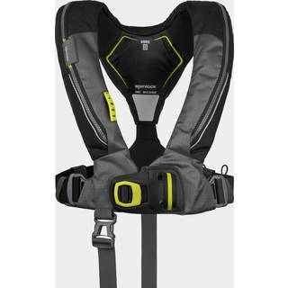 Oppustelig redningsvest Spinlock Deckvest 6D 170N Black, automatisk + kulsyrepatron 33 gram, One-Size (50+ kg)
