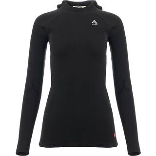Aclima Women's WarmWool Hoodsweater V2 Jet Black, XL