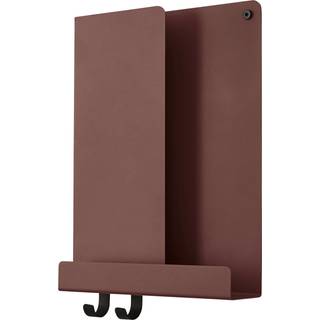 Muuto Folded hylde 29,5x40 cm Deep Red