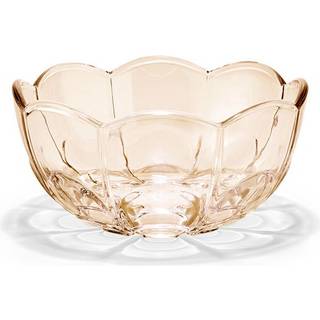 Holmegaard Lily skål toffee rose 2 stk. Ø13 cm