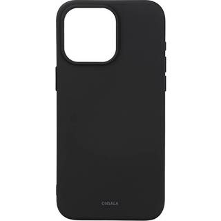 ONSALA Phone Case with Silicone Feel MagSeries Black - iPhone 15 Pro Max