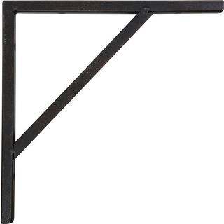 Regalträger Eisen Schwarz Vintage-Stil Industrial Regalhalter Regalwinkel 18x18cm