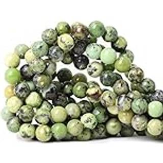 Chaviansk 35 pcs 10 mm Natural Australian Jade Gemstone Round Loose perler til smykker, der fremstiller DIY håndlavede materialer 1 Strand 15 """"