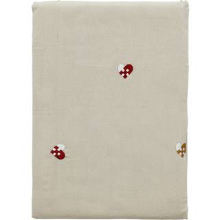 Dug 140x270 Christmas Hearts Embroidery Red