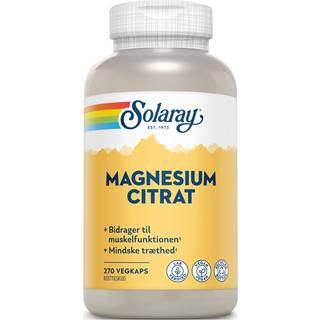 Solaray Magnesium Citrat - 270 kaps