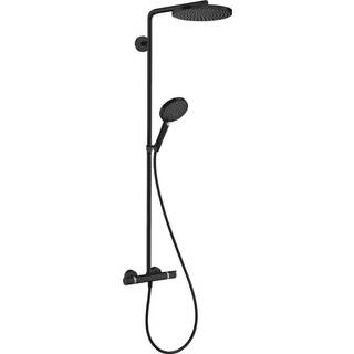 Hansgrohe Raindance AXOR Starck S 240 1jet Powderrain komplet brusesystem i guld-optik