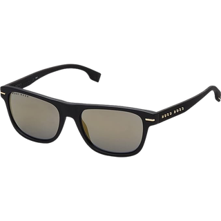 Hugo Boss Mand BOSS 1322/S 0NZ/JO Solbriller Acetat Sort-opaque Multifarvet Firkantet Normal Spejl