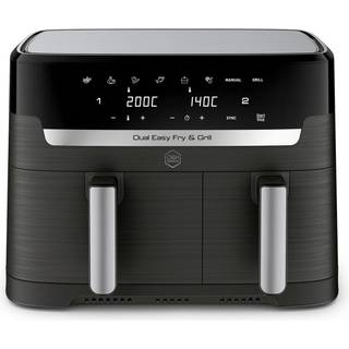OBH Nordica Dual Easy Fry & Grill Black Airfryer