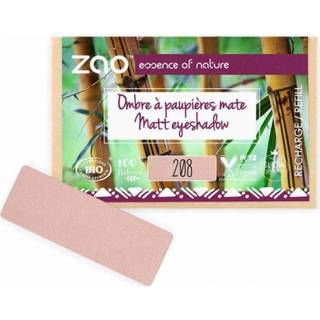 Zao Øjne Eyeshadow & Primer Refill Rectangular Eyeshadow Matt 208 Pink Nude 1,3 g () - 1,3 g