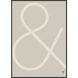 Plakat - "&" Plakat - Str:50 x 70 Cm - Incado