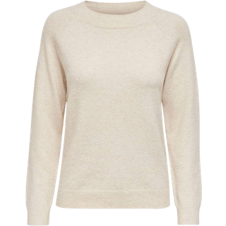 Only - Beige - Onlrica Life L/S Pullover Knt Noos - Large
