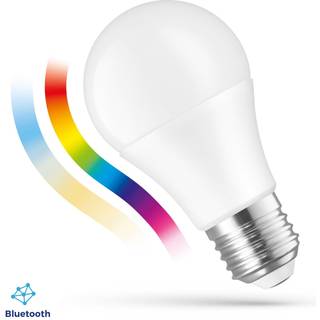 LED A60 E27 8,5W - 230V, RGBW+CCT+DIM, BTM, Spectrum Smart Easy Smart - Dæmpbar : Via Smart Home