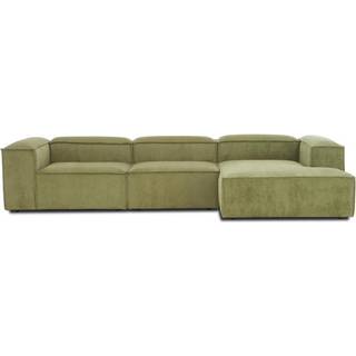 Modulær hjørnesofa Lennon i riflet fløjl