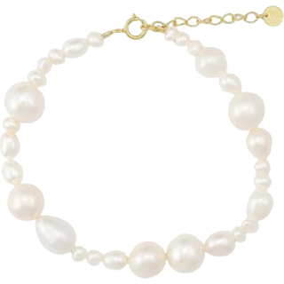 Shine Armbånd, Gold Plated, 16.5-18.5+2.5 cm