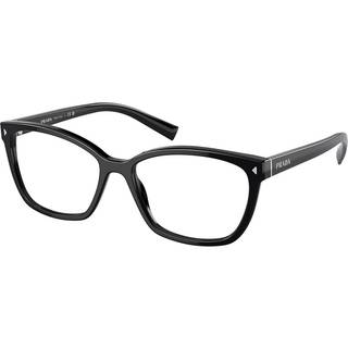 Prada PR 15ZVF Asian Fit 1AB1O1 57 Briller Kvinder Black - Black - 57mm