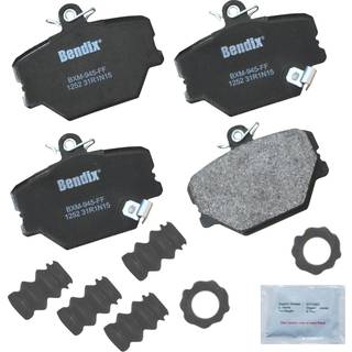 Bendix Priority1 CFM1252 Semi-Metallic Front Brake Pads til Smart Cabrio 2005-2004 City-Coupe 2004-2003 CrossBlade 2004 Fortwo 2016-2005 Roadster