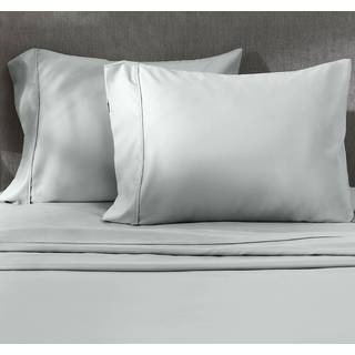 Californien design den standard queen size pillowcase s?t - 400 tr?dantal 100% bomuldssaten s?t med 2 pude d?kker ?ndbar k?ling bl?d til kvalitet