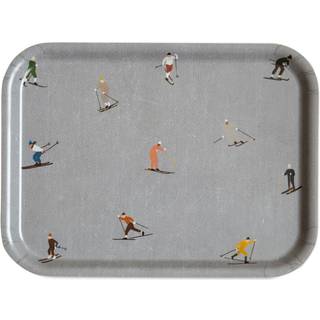 Fine Little Day Skiers bakke 20x27 cm Grå